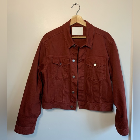 Everlane XL cropped denim jacket - Picture 3 of 7